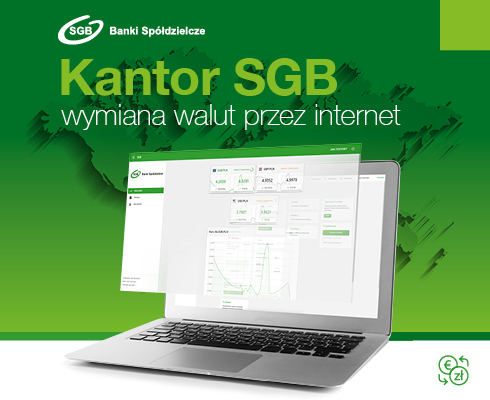 NOWOŚĆ! Wymiana walut przez bankowość elektroniczną – KANTOR SGB