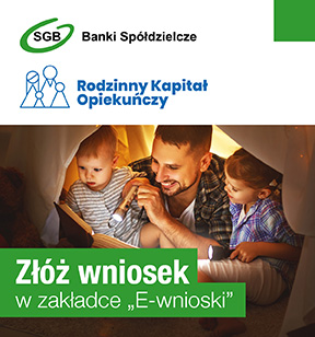 Rodzinny Kapitał Opiekuńczy w naszej bankowości elektronicznej