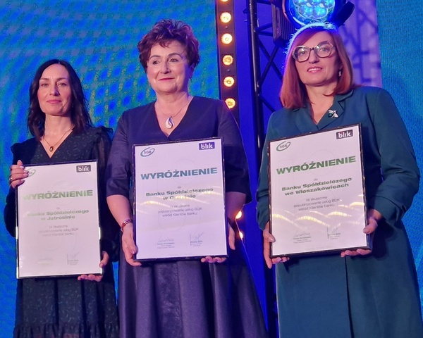 BLIK docenił Bank Spółdzielczy we Włoszakowicach!